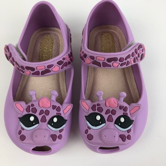Mini Melissa Shoes Mini Melissa Giraffe Toddler Shoes Purple 6
